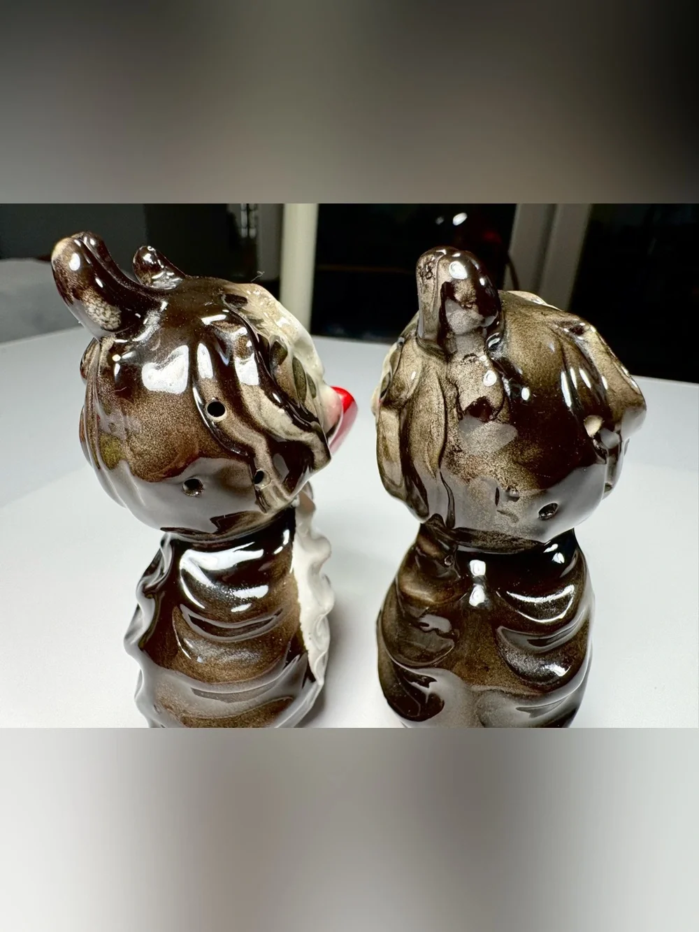 Very Rare 50s Era Anthropomorphic Artmark (?) Seahorses Salt & Pepper Shaker Set